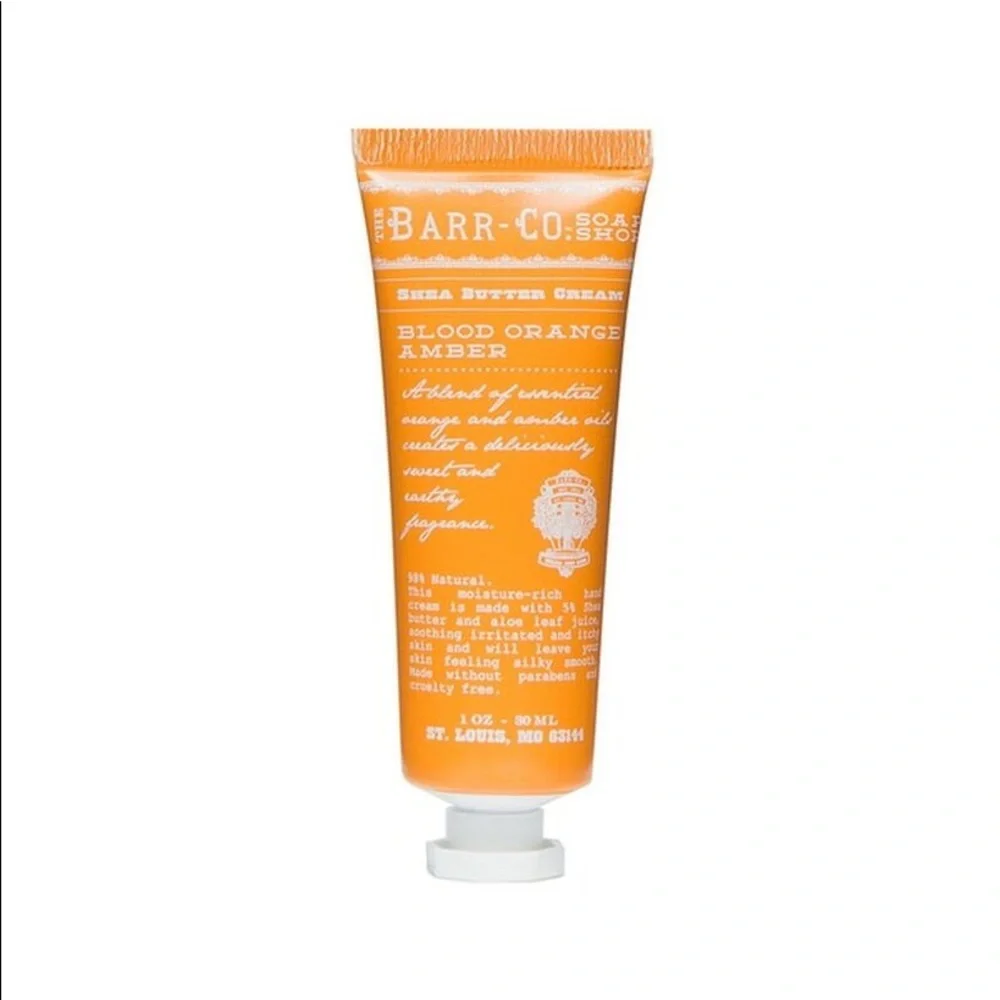 Barr Co Blood Orange Amber Shea Butter Hand Cream Lotion 1 OZ - Picture 1 of 5
